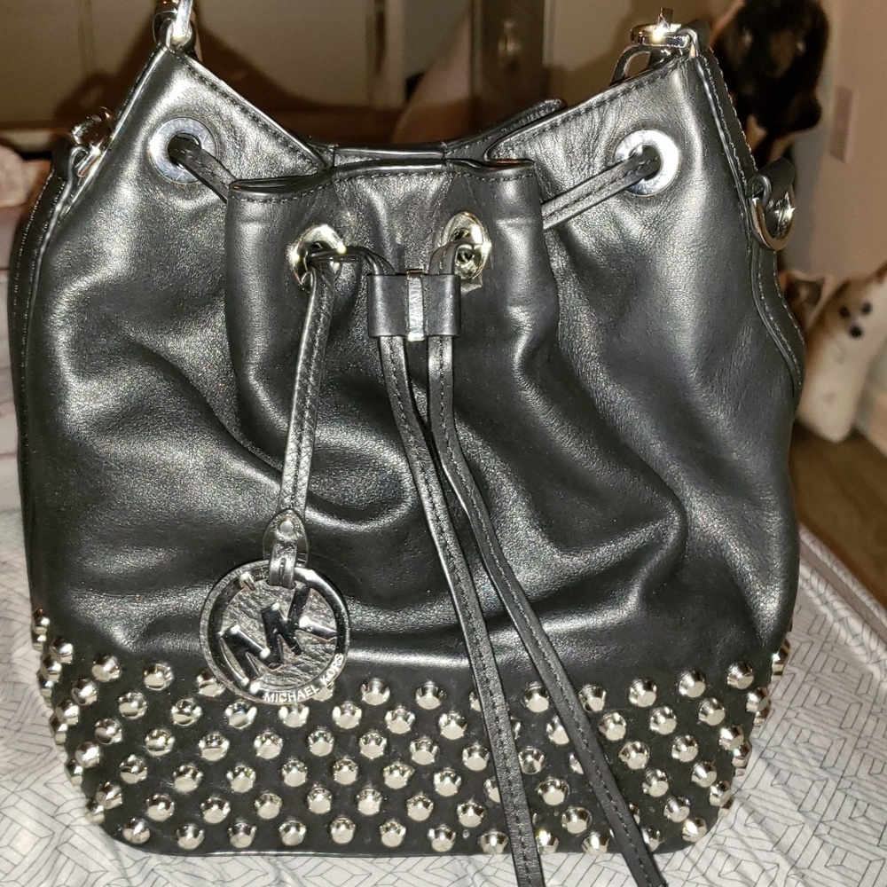 Rare Authentic new studded Michael Kors bag